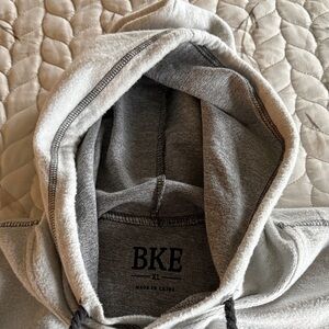 BKE Gray Hooded Sweater